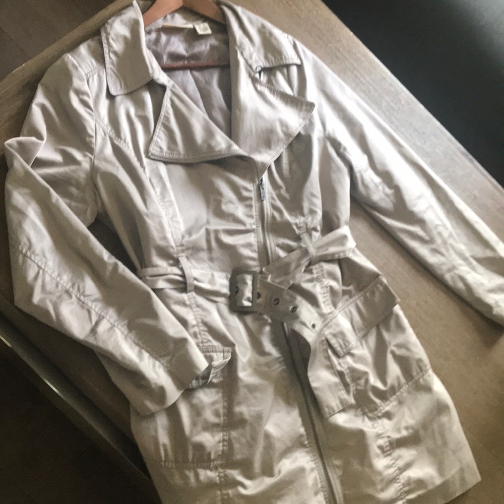 DKNY JEANS Belted Trench